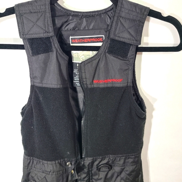 Weatherproof Boys‎ Size 6 Snow Ski Jumpsuit Boys Black Zipper Closure - Picture 1 of 7